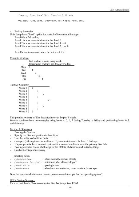 Working with the Unix OS