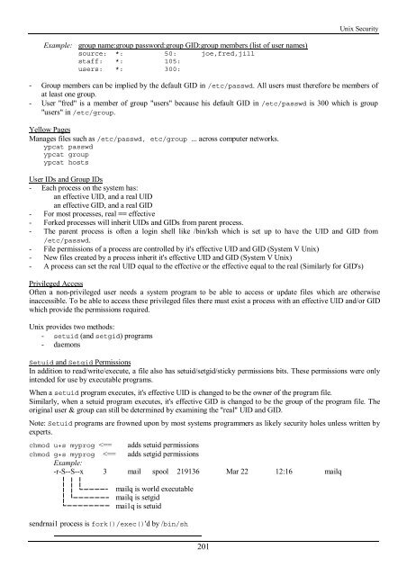 Working with the Unix OS