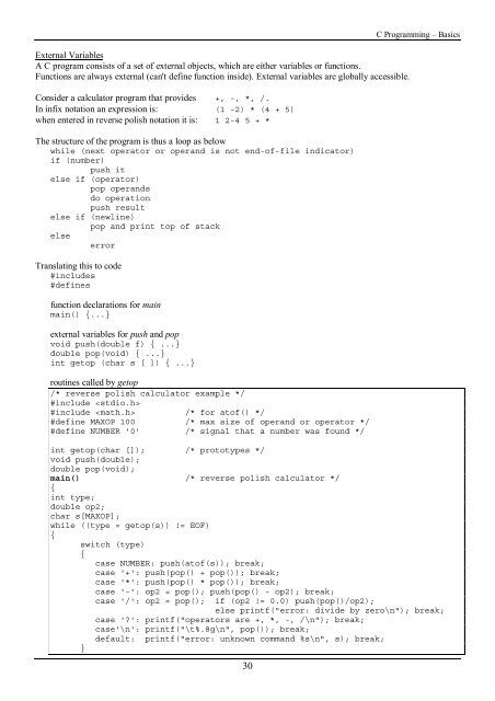 Working with the Unix OS