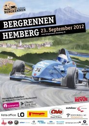 BERGRENNEN HEMBERG - ACS Automobil-Club der Schweiz