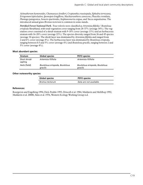 Vegetation Classification and Mapping Project Report - USGS