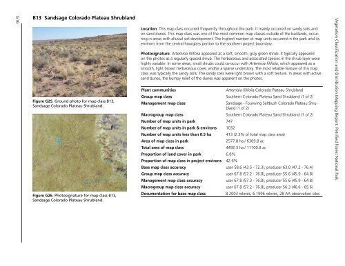 Vegetation Classification and Mapping Project Report - USGS