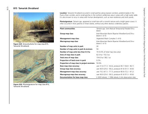 Vegetation Classification and Mapping Project Report - USGS