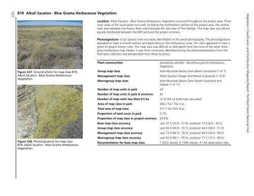 Vegetation Classification and Mapping Project Report - USGS