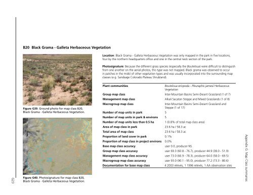 Vegetation Classification and Mapping Project Report - USGS