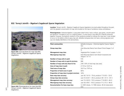 Vegetation Classification and Mapping Project Report - USGS