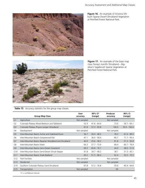 Vegetation Classification and Mapping Project Report - USGS