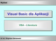 Visual Basic dla Aplikacji