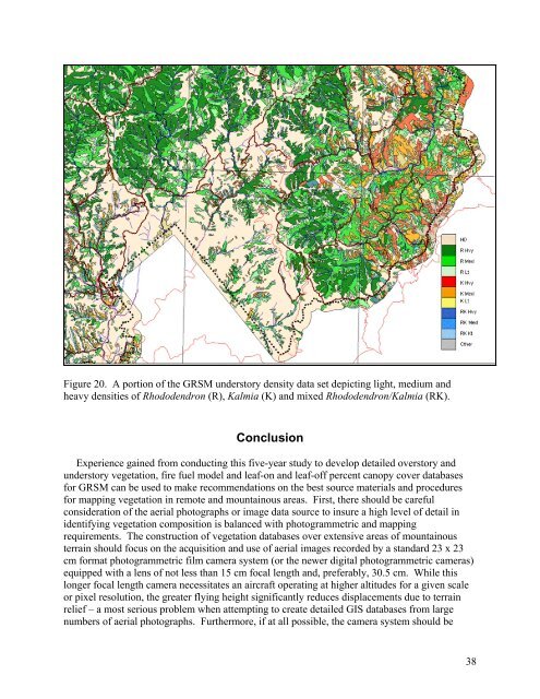 Vegetation Classification and Mapping Project Report - the USGS