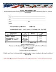 Wreaths Across America Request Form - Massachusetts State ...