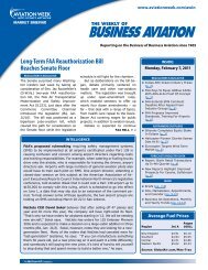 Aviation Week The Weekly of Business Aviation, Monday, February ...