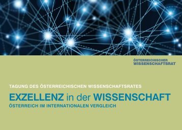 EXZELLENZ in der WISSENSCHAFT - Österreichischer ...