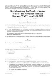 2 betriebssatzung 01.pdf - Wasser- und Abwasser Verband Ilmenau