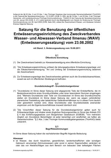 5 EWS 01.pdf - Wasser- und Abwasser Verband Ilmenau