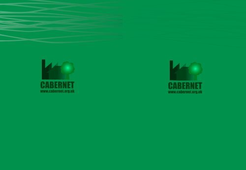 Sustainable Brownfield Regeneration: CABERNET Network Report