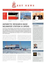 antarctic research base neumayer station iii opens - Reederei F ...