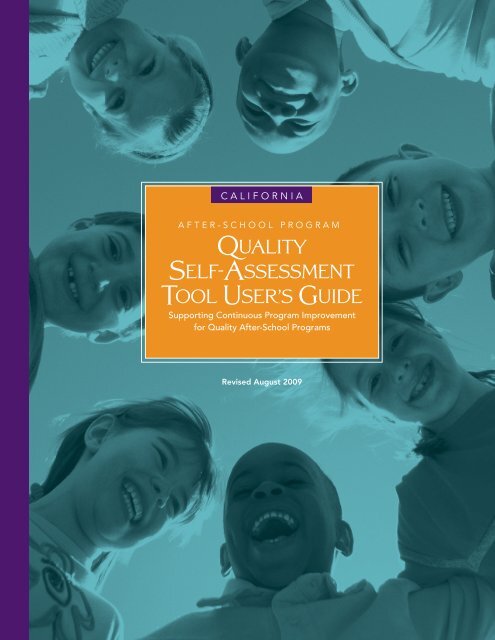 Quality Self-Assessment Tool User's Guide - The Power of Discovery