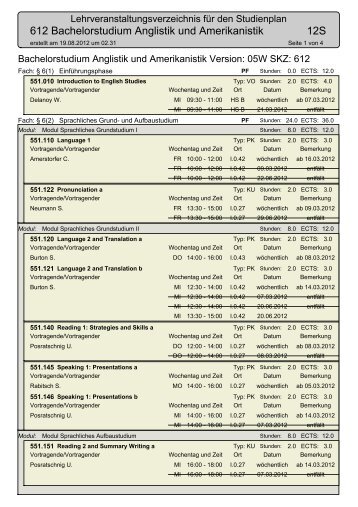 612 Bachelorstudium Anglistik und Amerikanistik 12S - aau.at