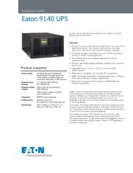 Eaton 9140 UPS - A-TRAC