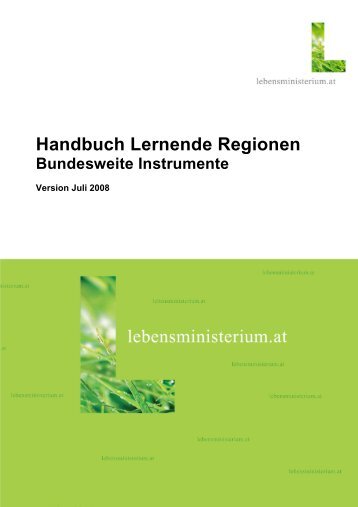 Lernende Regionen Bundesweite Instrumente.pdf - Region Wels Land