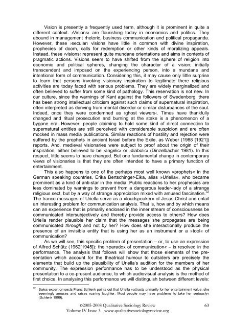 volume IV is 3 - Qualitative Sociology Review