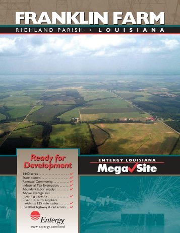 Franklin Farm Site Profile 080706b.qxd - Entergy Louisiana