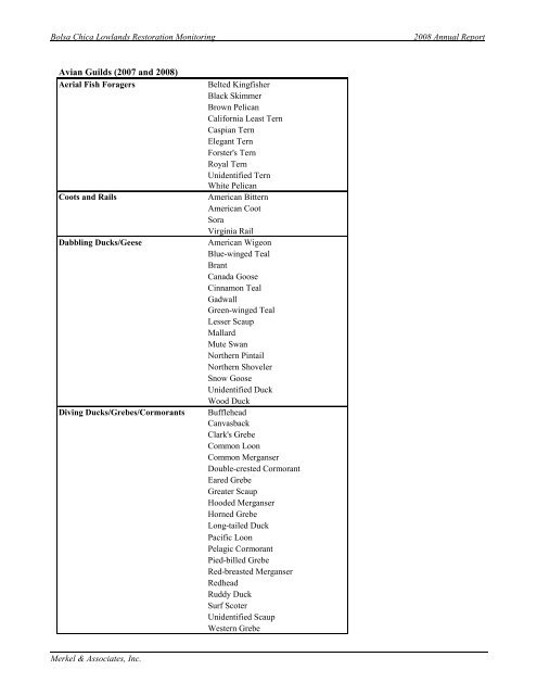 2008 Annual Monitoring Report (pdf 10.9MB) - Bolsa Chica ...