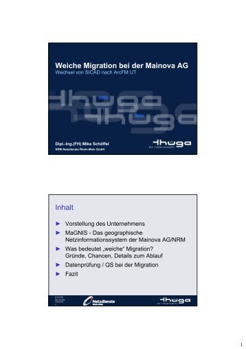 Weiche Migration bei der Mainova AG Inhalt - Pfalzwerke