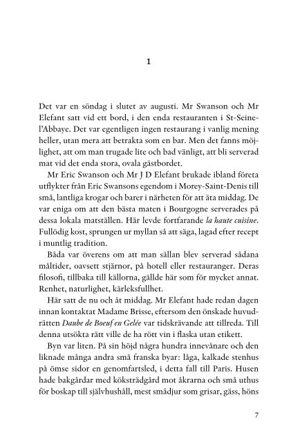 Det var en sÃ¶ndag i slutet av augusti. Mr Swanson och Mr Elefant ...