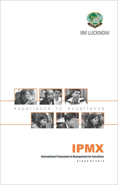 IPMX Placement Brochure - Indian Institute of Management, Lucknow