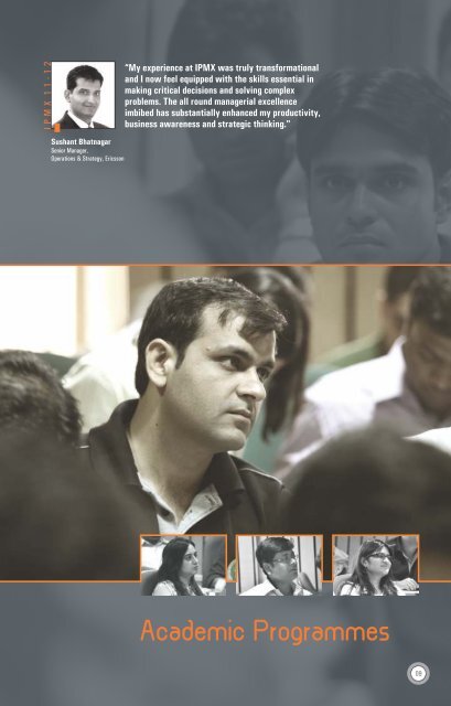 IPMX Placement Brochure - Indian Institute of Management, Lucknow