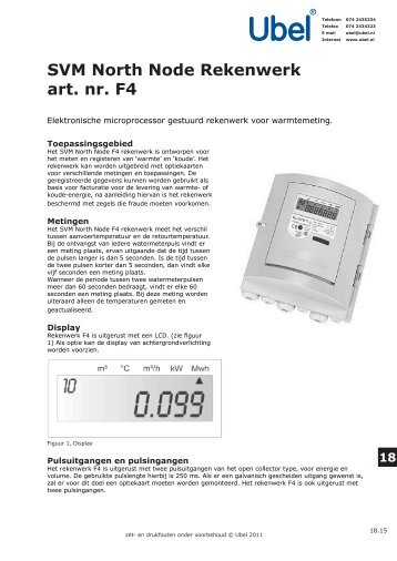 SVM North Node Rekenwerk art. nr. F4 - catalogus-beheer.nl
