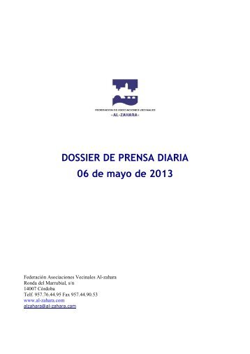DOSSIER DE PRENSA DIARIA 06 de mayo de 2013 - ISOTools