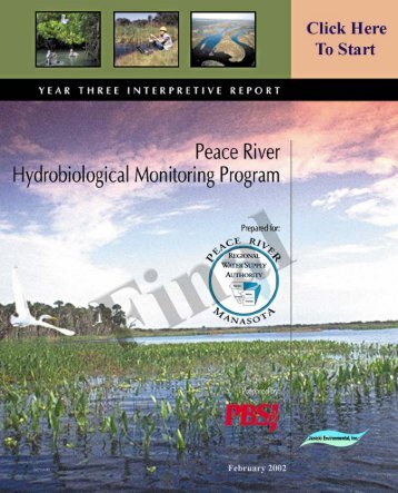 Peace River Hydrobiological Monitoring Program Year Three Report ...