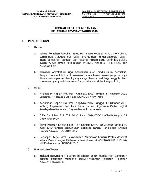 Contoh Lampiran Gambar Pada Laporan - Nusagates