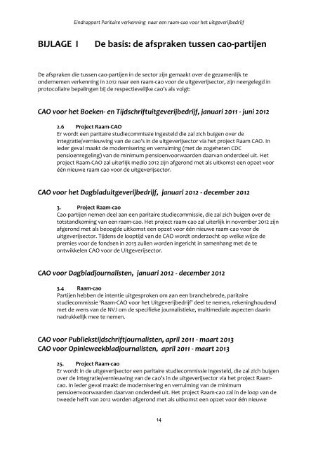 eindrapport van de studiecommissie - Het Uitgeverijbedrijf