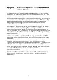 Functieniveaugroepen en voorbeeldfuncties CAO VAK - Het ...