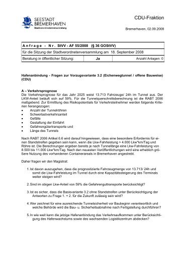 Anzeigen - CDU Bremerhaven