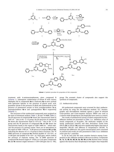 Synthesis of some new S-triazine based ... - Ddg-pharmfac.net