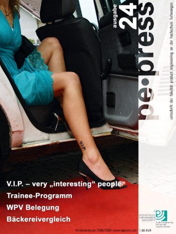 pe press - Hochschule Furtwangen