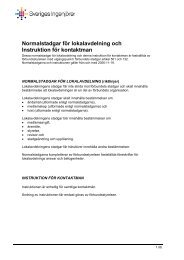 Normalstadgar fÃ¶r lokalavdelning - Sveriges ingenjÃ¶rer