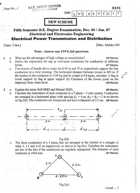 Electrical Power Transmission and Distribution ..