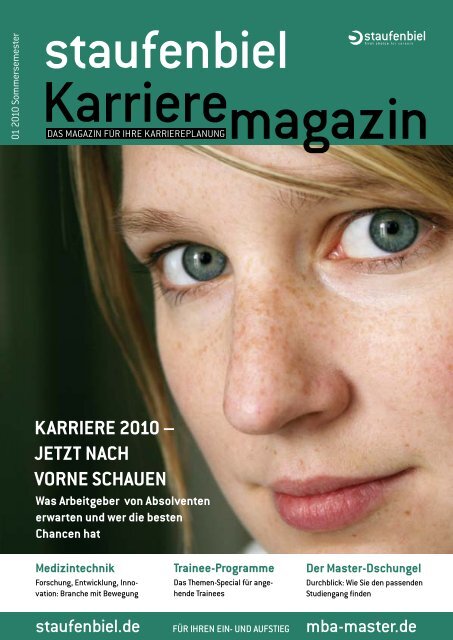 Karriere 10 Staufenbiel Karrieremagazin