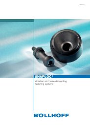 SNAPLOCÂ® Vibration and noise-decoupling fastening ... - BÃ¶llhoff