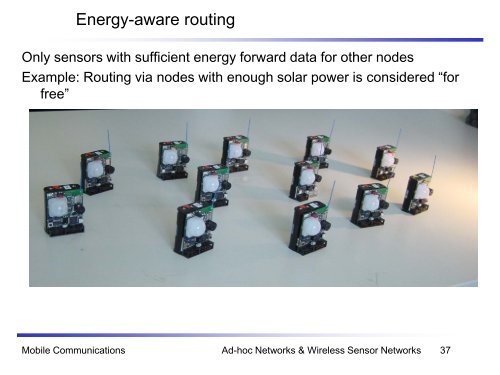 Mobile Communications Ad-Hoc Networks & Wireless Sensor ...