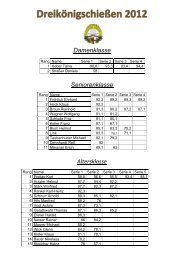 DreikÃ¶nigschieÃen 2012 - SV-Daisendorf