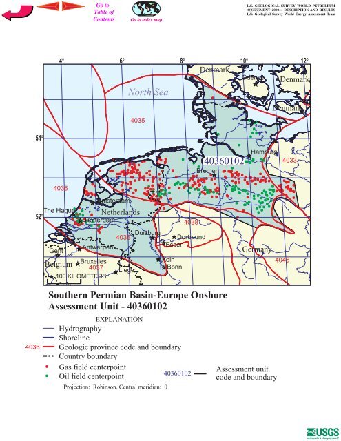 Southern Permian Basin-Europe Onshore Assessment Unit 40360102
