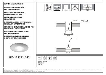 LED 112241 / 42 - Lagotronics