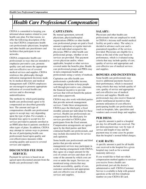 CCN OAP front cover - CHG Healthcare Services