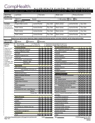 ALLIED HEALTH CLINICAL SKILLS CHECKLIST Occupational ...